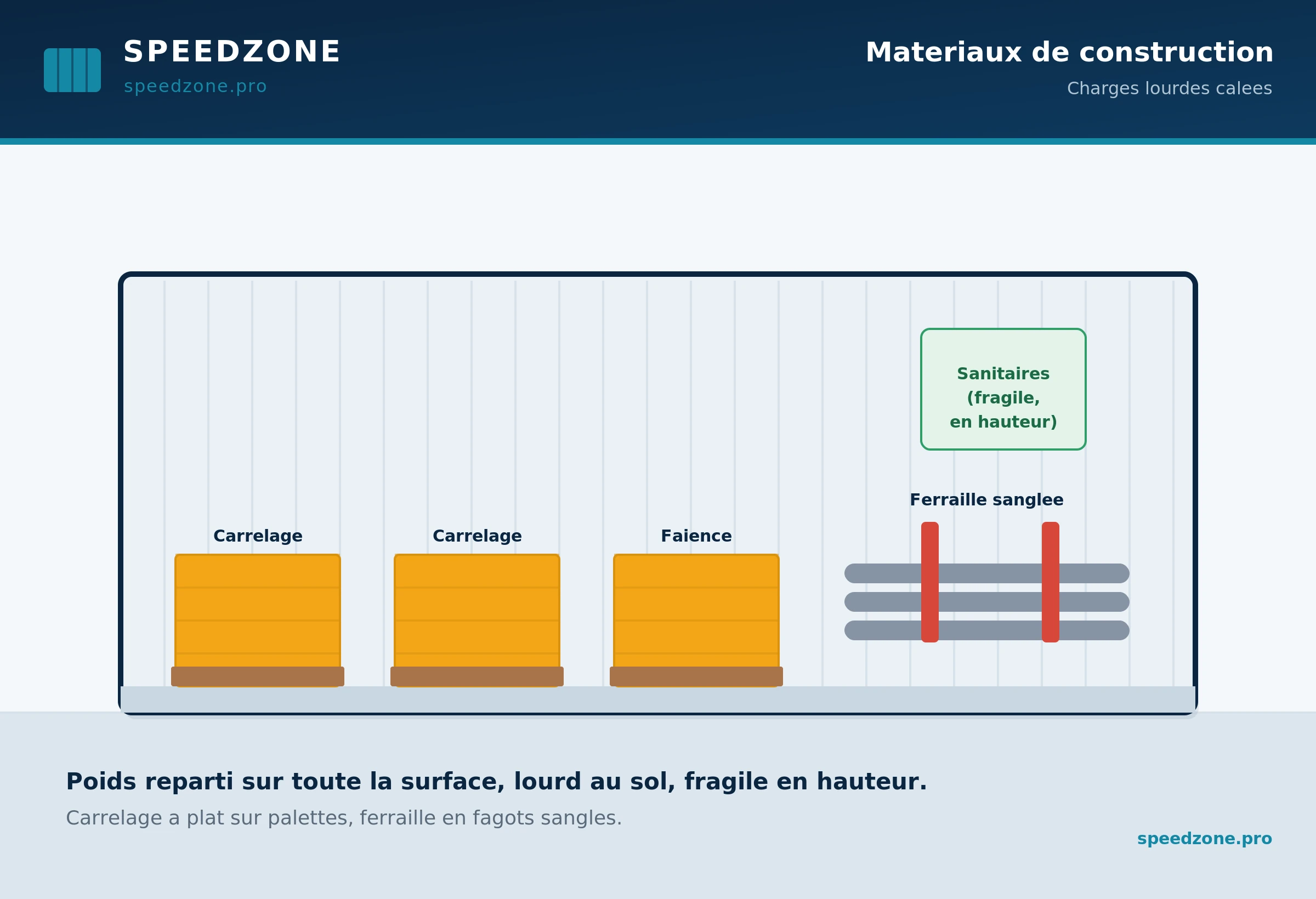 Conteneur de matériaux de construction au départ de Paris vers les Comores